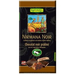 Ciocolata neagra 55%cacao praline Nirwana eco 100g - RAPUNZEL