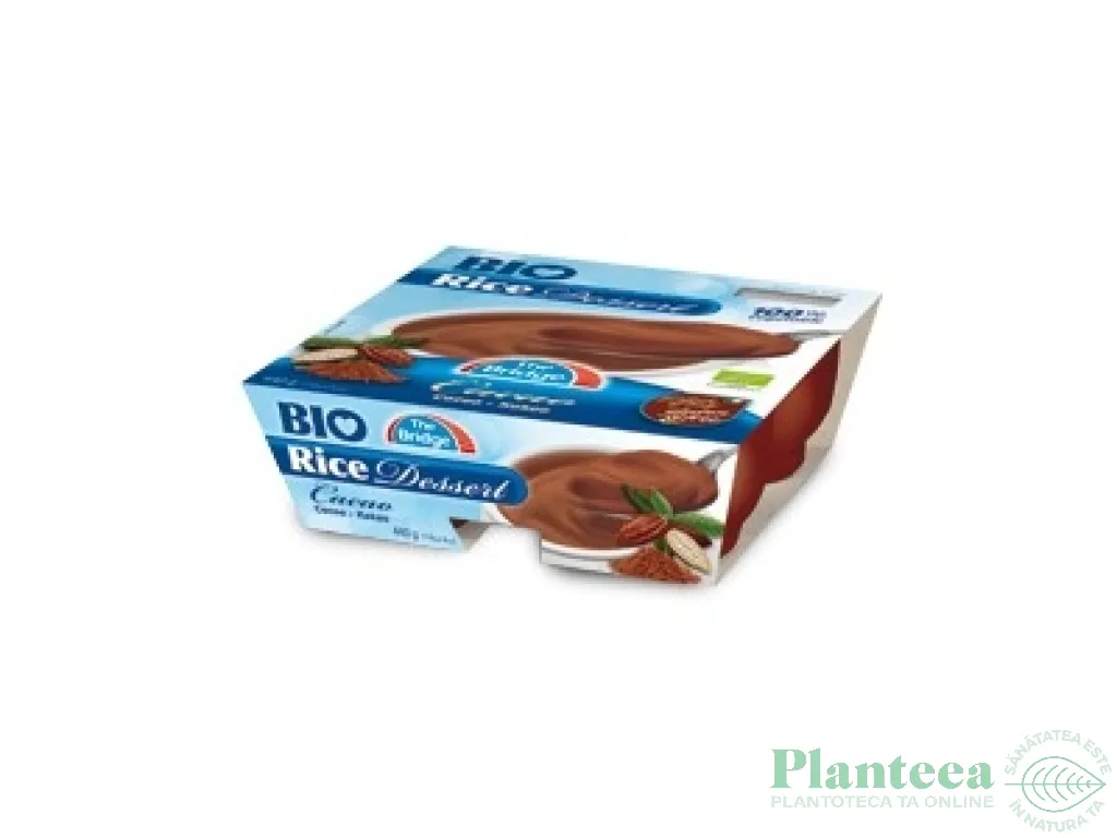 Desert crema orez ciocolata eco 4x110g - THE BRIDGE