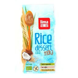 Desert crema orez cocos moka bio 2x100g - LIMA