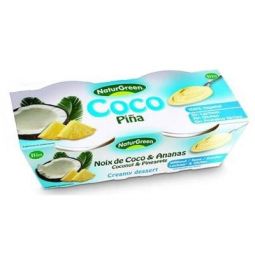 Desert crema cocos ananas eco 2x125g - NATURGREEN