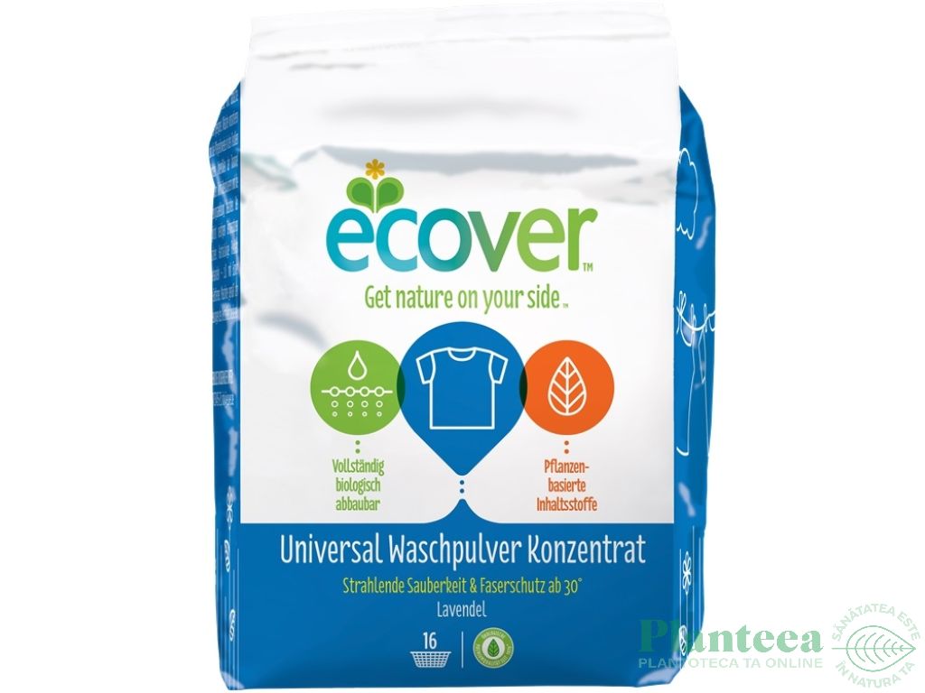 Detergent praf rufe universale lavanda 1,2kg - ECOVER