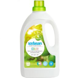 Detergent lichid rufe albe color lime 1,5L - SODASAN