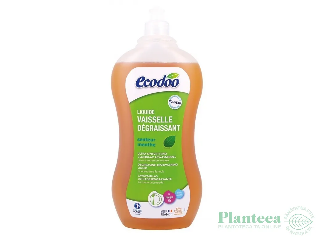 Detergent lichid vase ultradegresant {m} 1L - ECODOO