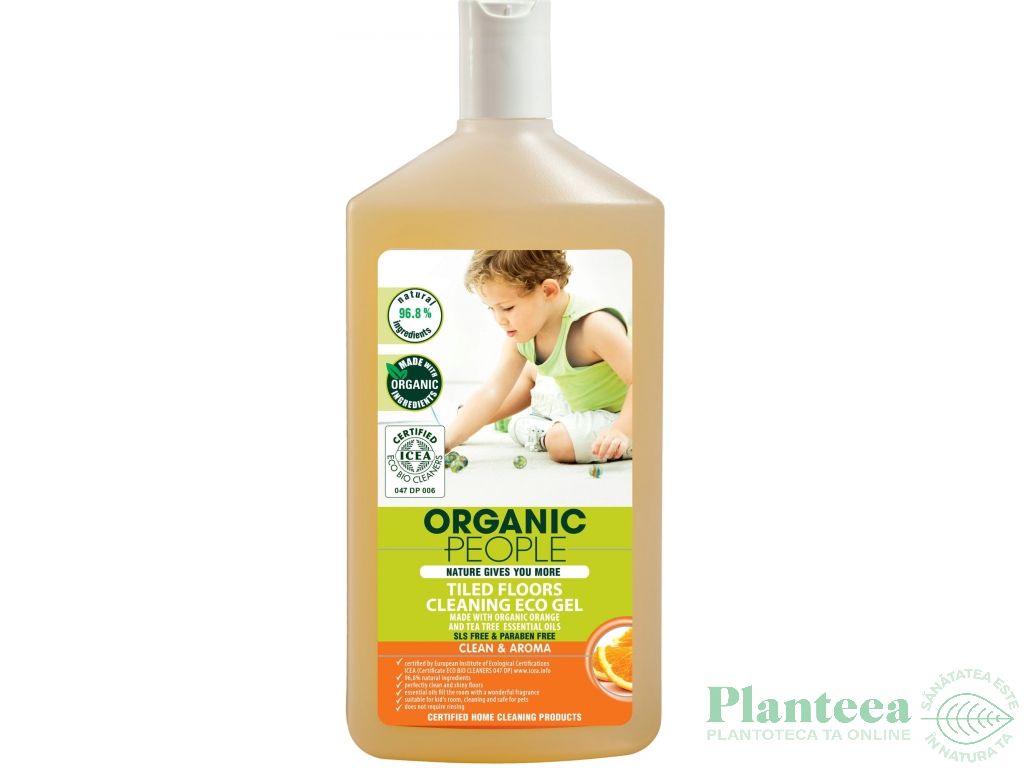 Detergent gel gresie portocale tea tree eco 500ml - ORGANIC PEOPLE