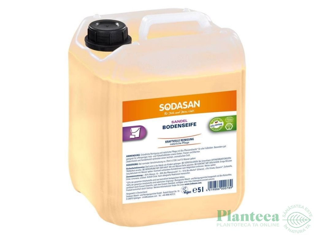 Detergent lichid pardoseli 5L - SODASAN