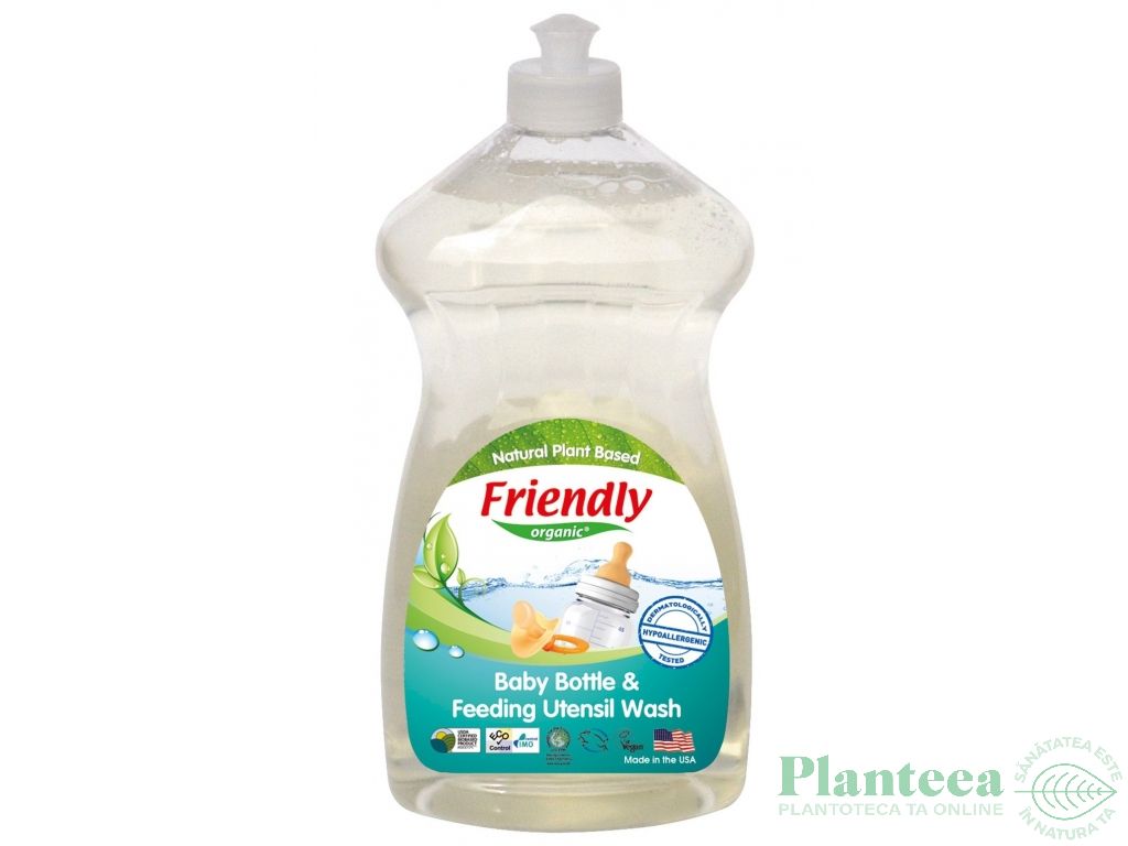 Detergent lichid vase biberoane 739ml - FRIENDLY ORGANIC