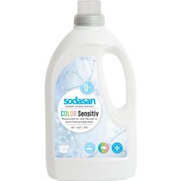 Detergent lichid rufe albe color Sensitiv 1,5L - SODASAN