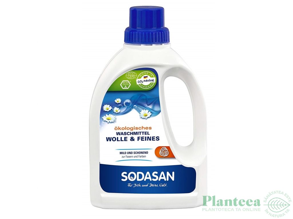 Detergent lichid rufe delicate 750ml - SODASAN