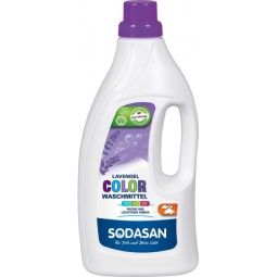 Detergent lichid rufe albe color lavanda 1,5L - SODASAN