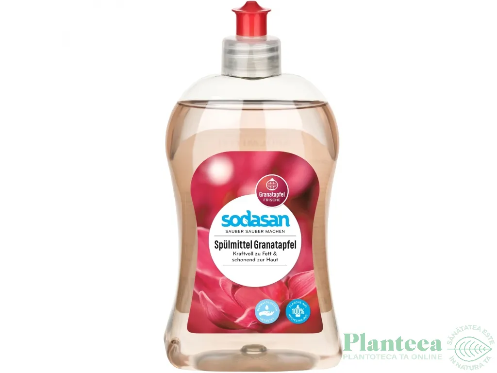 Detergent lichid vase rodie 500ml - SODASAN