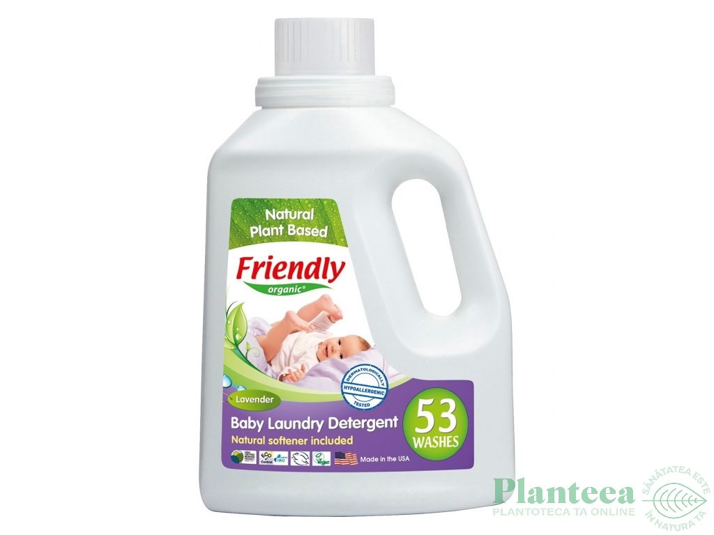 Detergent lichid rufe bebe 1567ml - FRIENDLY ORGANIC