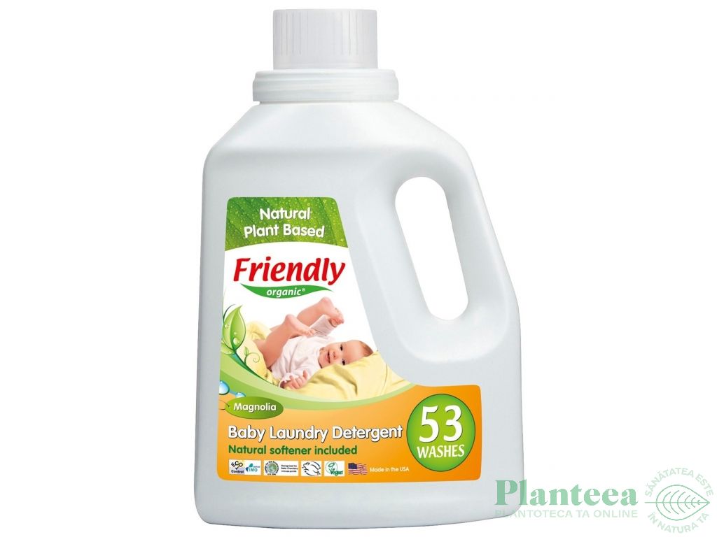 Detergent lichid rufe bebe 1478ml - FRIENDLY ORGANIC