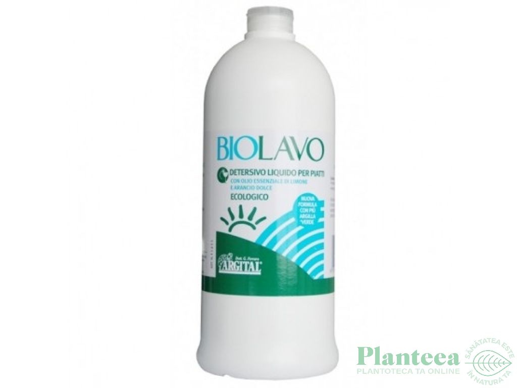 Detergent lichid vase lamaie Biolavo {m} 1L - ARGITAL