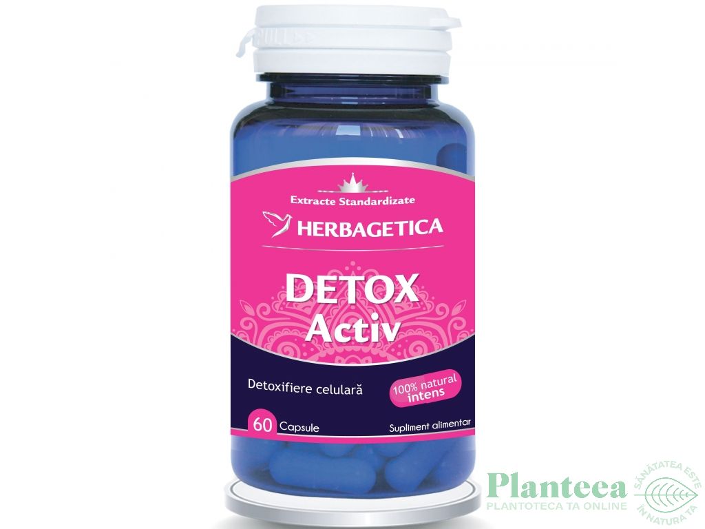 Detox activ 60cps - HERBAGETICA