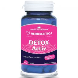 Detox activ 60cps - HERBAGETICA