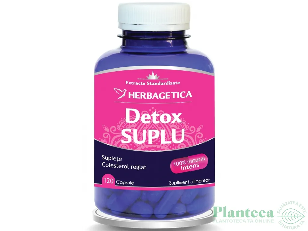 Detox suplu 120cps - HERBAGETICA