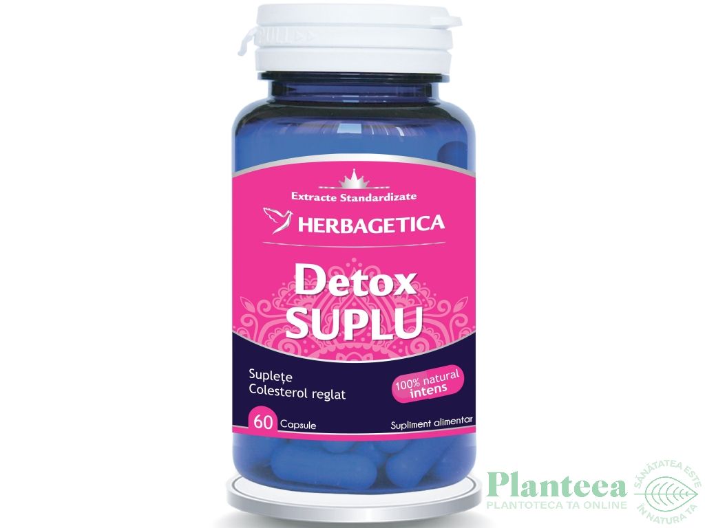 Detox suplu 60cps - HERBAGETICA