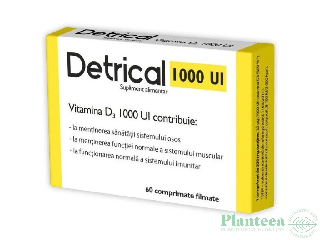 Detrical 1000ui 60cp - NATUR PRODUKT