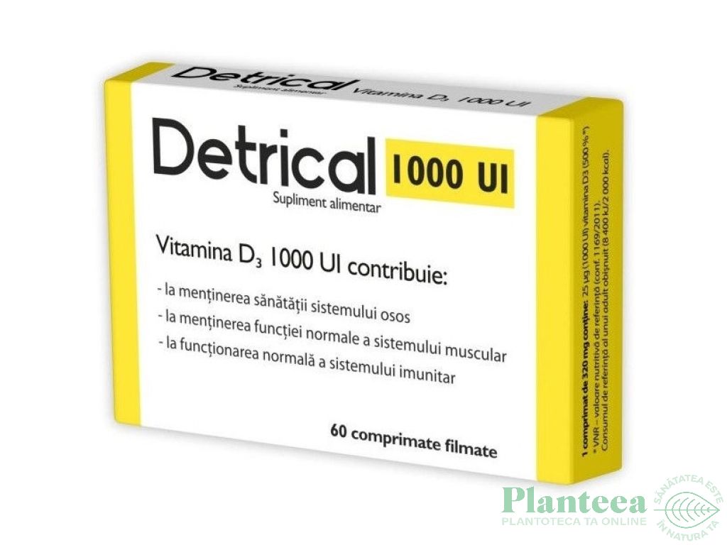 Detrical 1000ui 60cp - NATUR PRODUKT