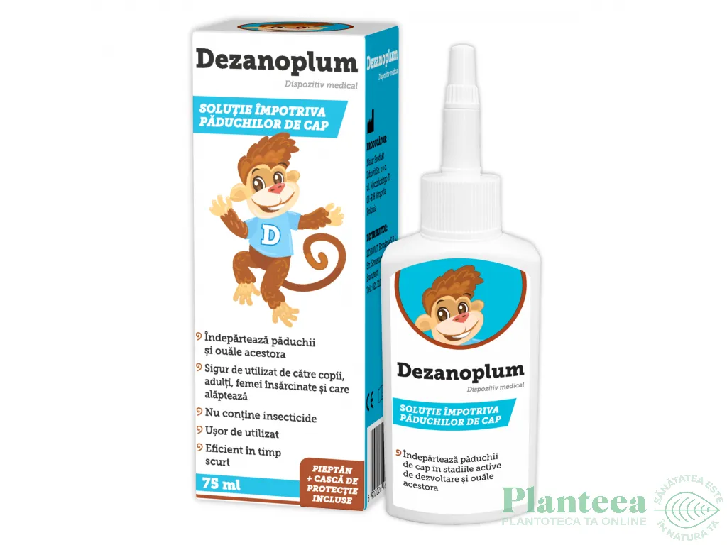 Solutie par impotriva paduchilor Dezanoplum 75ml - NATUR PRODUKT