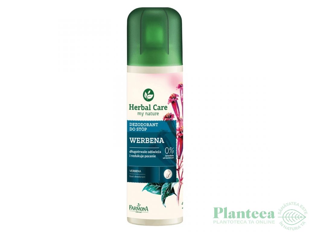 Deodorant spray picioare 8in1 verbina Herbal Care 150ml - FARMONA