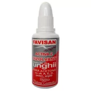 Dizolvant unghii fara acetona Activa2 30ml - FAVISAN