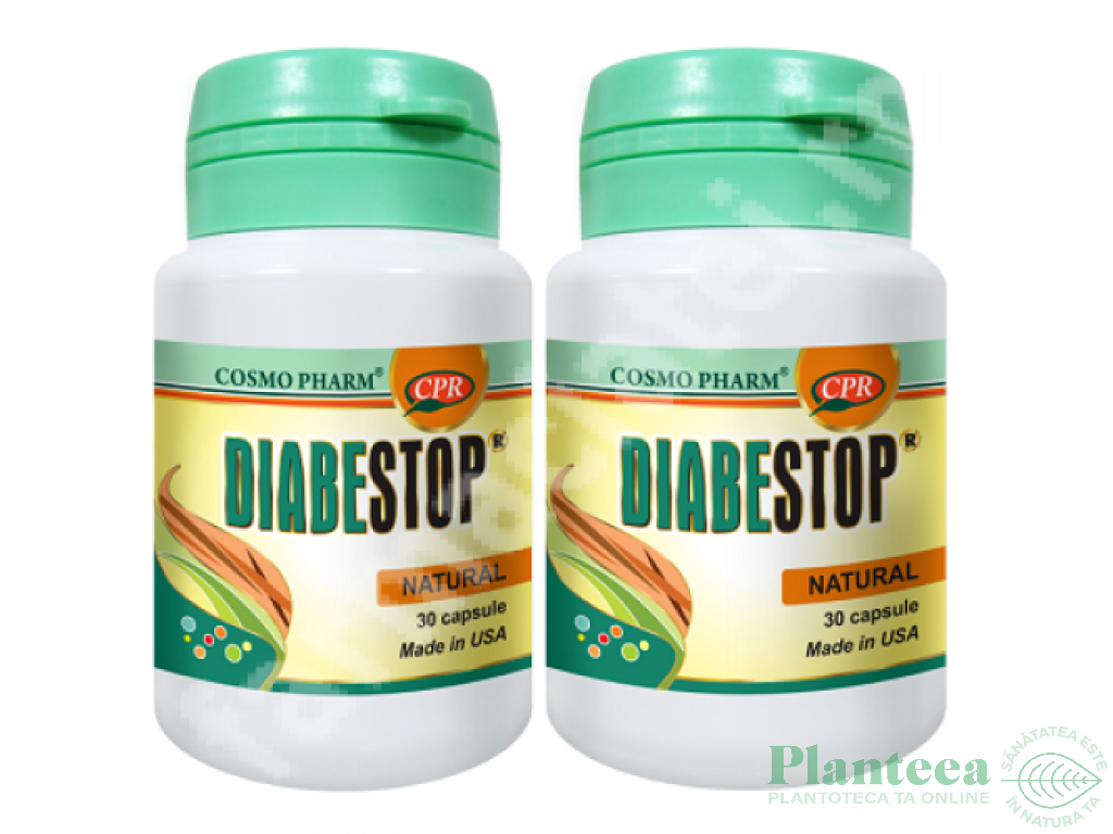 Pachet DiabeStop 2x30cps - COSMO PHARM