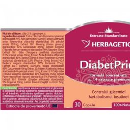DiabetPrim 30cps - HERBAGETICA