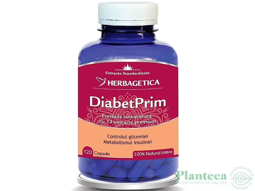 DiabetPrim 120cps - HERBAGETICA