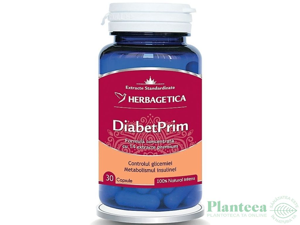 DiabetPrim 30cps - HERBAGETICA