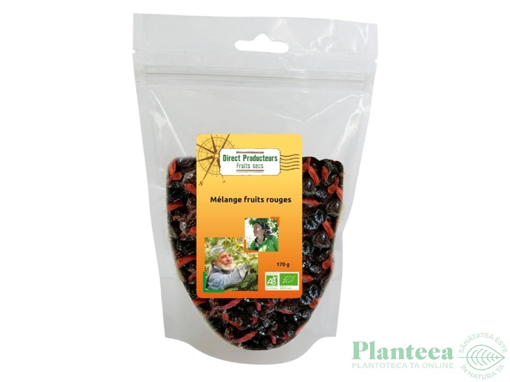 Mix fructe rosii eco 170g - BIOTHEMIS