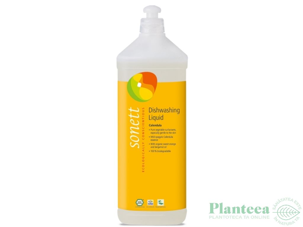 Detergent lichid vase galbenele 1L - SONETT