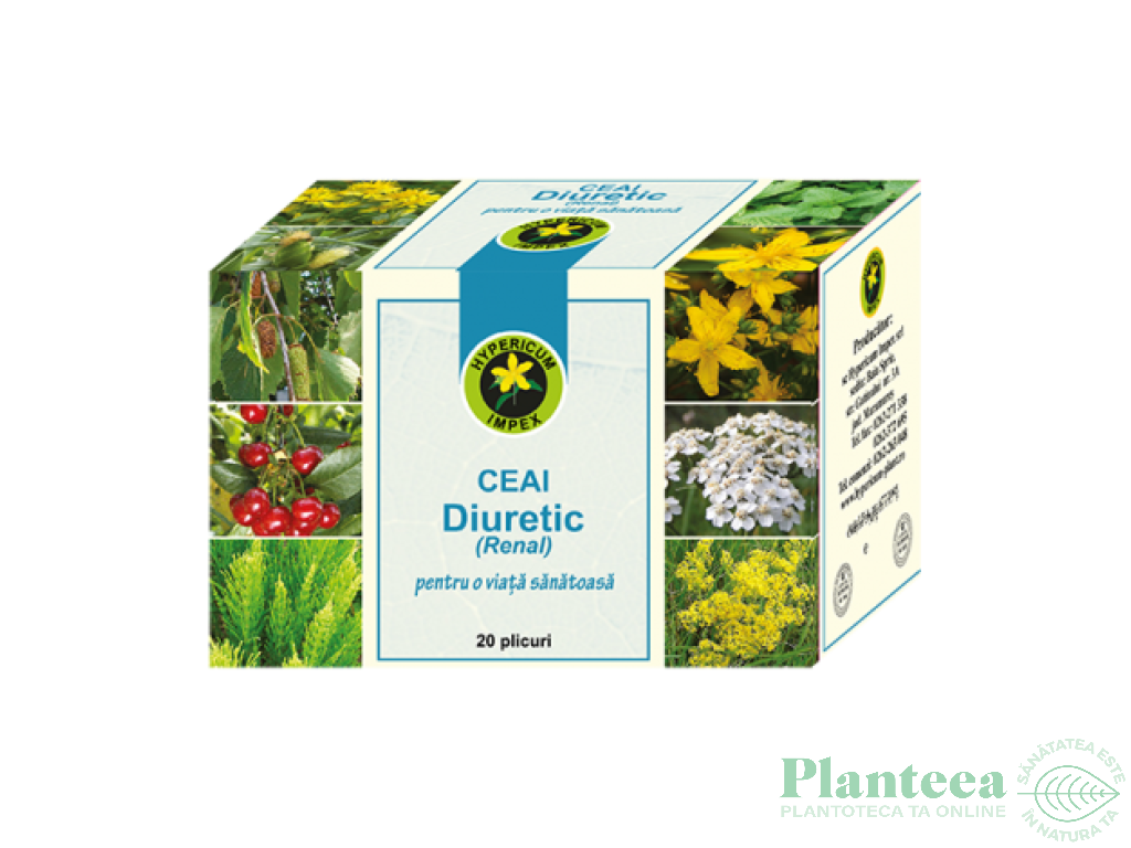 Ceai diuretic 20dz - HYPERICUM PLANT