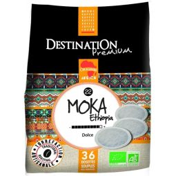 Cafea pad arabica nr22 Moka Etiopia 36x7g - DESTINATION