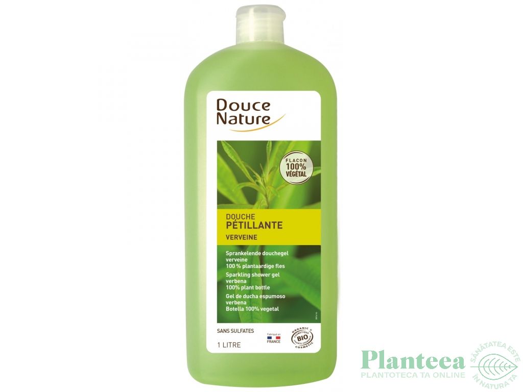 Gel dus verbena fara sulfati 1L - DOUCE NATURE