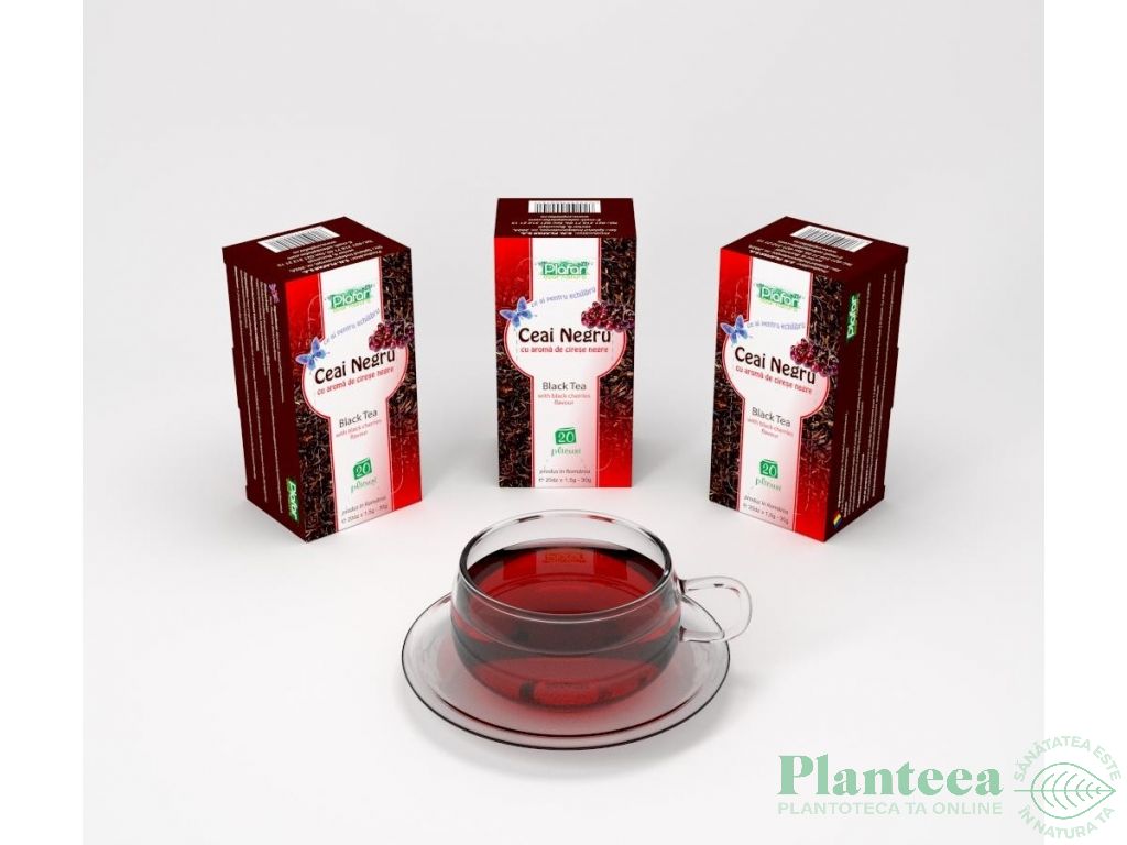 Ceai negru cirese amare 20dz - PLAFAR