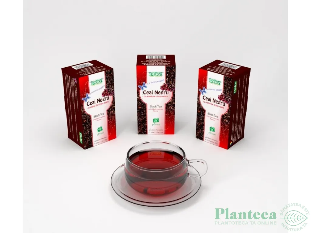 Ceai negru cirese amare 20dz - PLAFAR