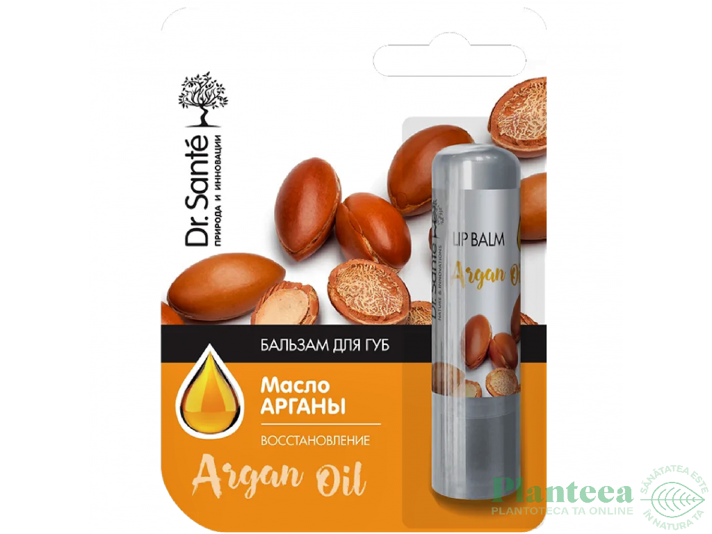 Balsam buze regenerant ulei argan 3,6g - DR SANTE
