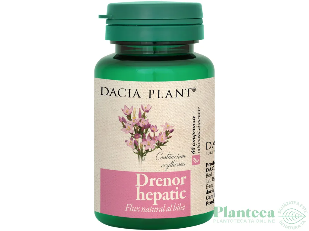 Drenor hepatic 60cp - DACIA PLANT