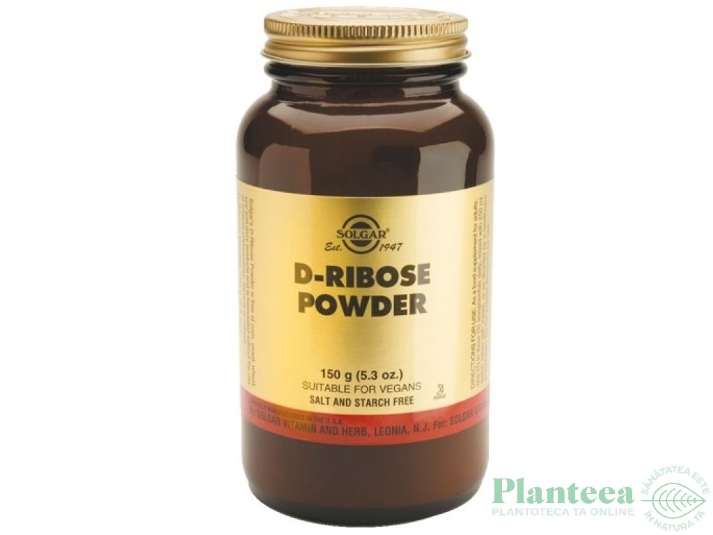 D~ribose pulbere 150g - SOLGAR