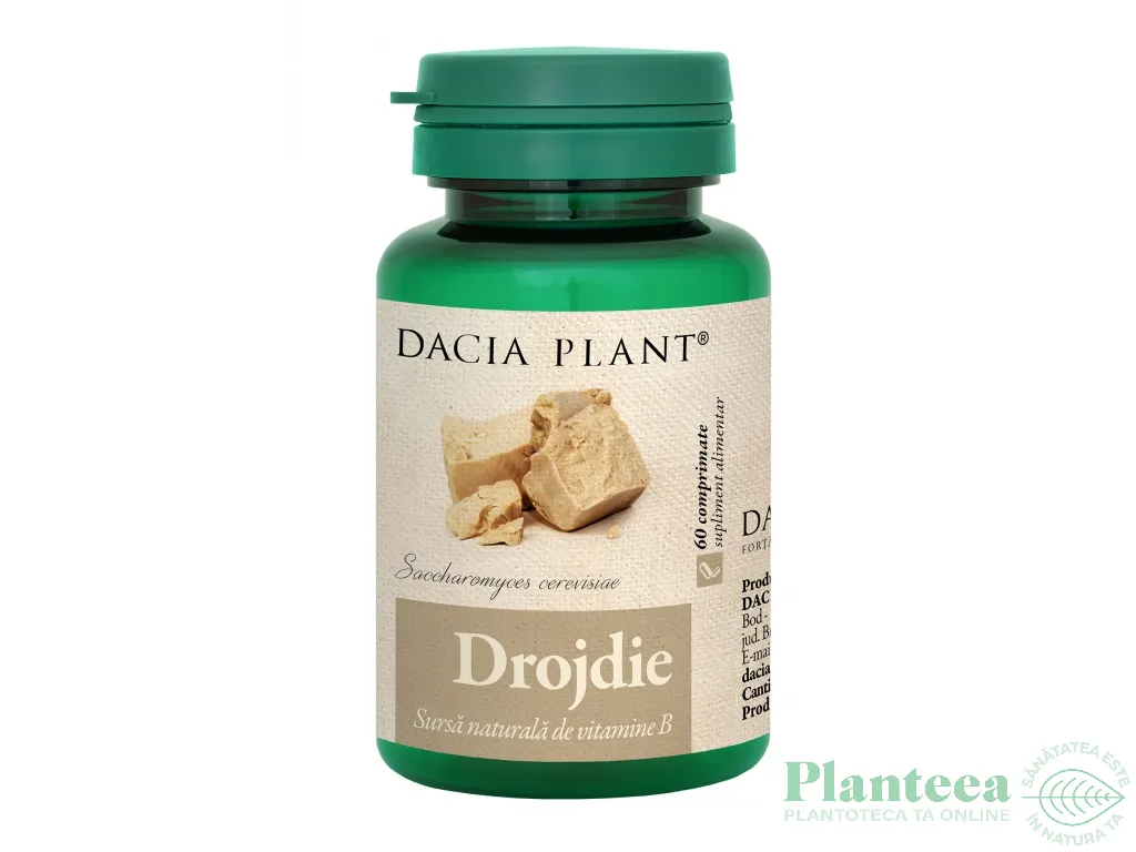 Drojdie bere 500mg 60cp - DACIA PLANT