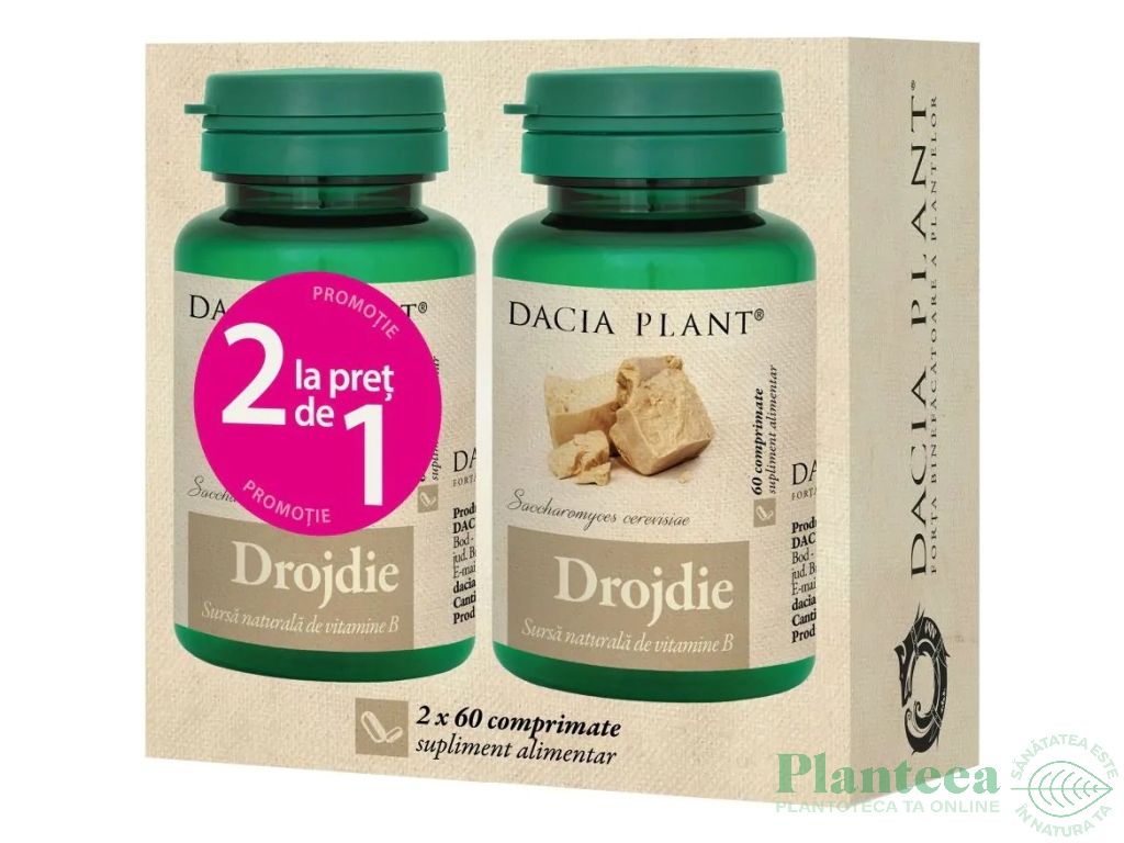 Drojdie bere 500mg 120cp - DACIA PLANT
