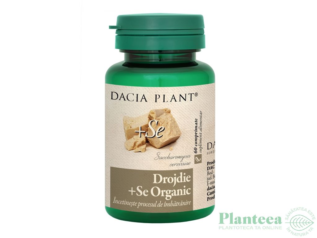 Drojdie seleniu organic 60cp - DACIA PLANT