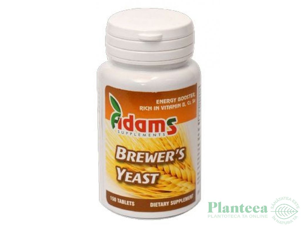 Drojdie bere [Brewer Yeast] 90cp - ADAMS SUPPLEMENTS