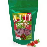 Dropsuri lapte capsune fara zahar 150g - GREEN SUGAR