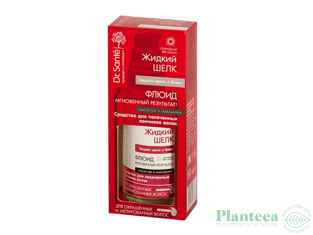 Fluid par vopsit varfuri despicate Matase Lichida 50ml - DR SANTE