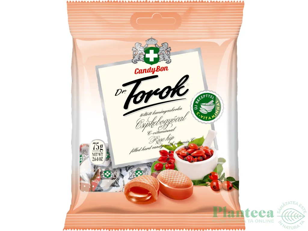 Dropsuri mentolate macese 75g - DR TOROK