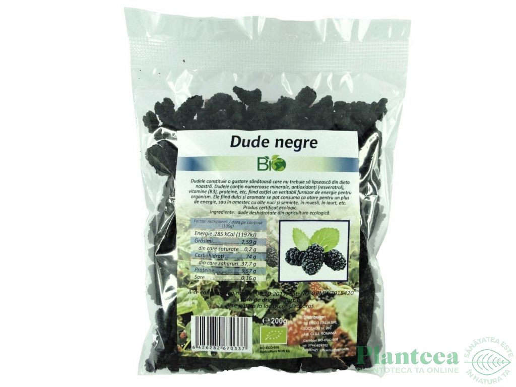 Dude negre uscate eco 200g - DECO ITALIA