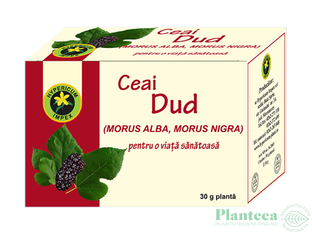 Ceai dud frunze 30g - HYPERICUM PLANT