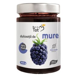 Dulceata mure fara zahar 360g - BUN DE TOT